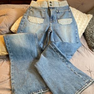 Wide leg jeans
